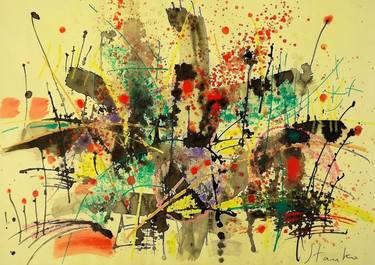 Original Abstract Expressionism Music Paintings by Stanislav Bojankov