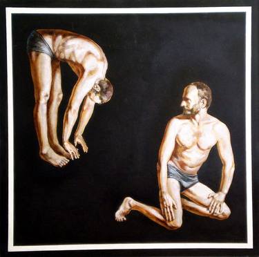 Print of Figurative Men Paintings by Stanislav Bojankov