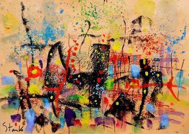 Original Abstract Music Paintings by Stanislav Bojankov