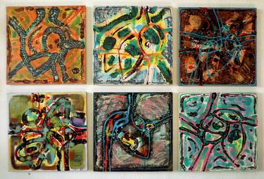 Original Abstract Expressionism Abstract Paintings by Stanislav Bojankov
