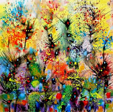 Print of Abstract Seasons Paintings by Stanislav Bojankov