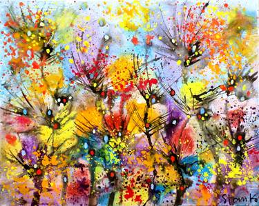 Print of Abstract Seasons Paintings by Stanislav Bojankov