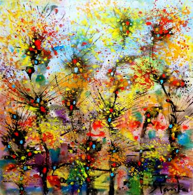 Print of Abstract Seasons Paintings by Stanislav Bojankov