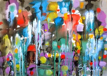 Original Abstract Paintings by Stanislav Bojankov