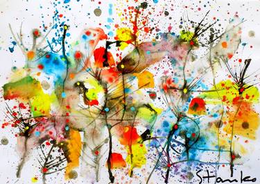 Print of Abstract Seasons Paintings by Stanislav Bojankov