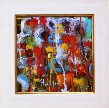 Original Abstract Expressionism Abstract Paintings by Stanislav Bojankov