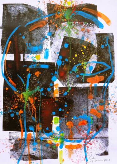 Print of Abstract Paintings by Stanislav Bojankov