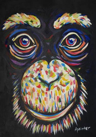 Original Abstract Animal Paintings by Annabelle Painter