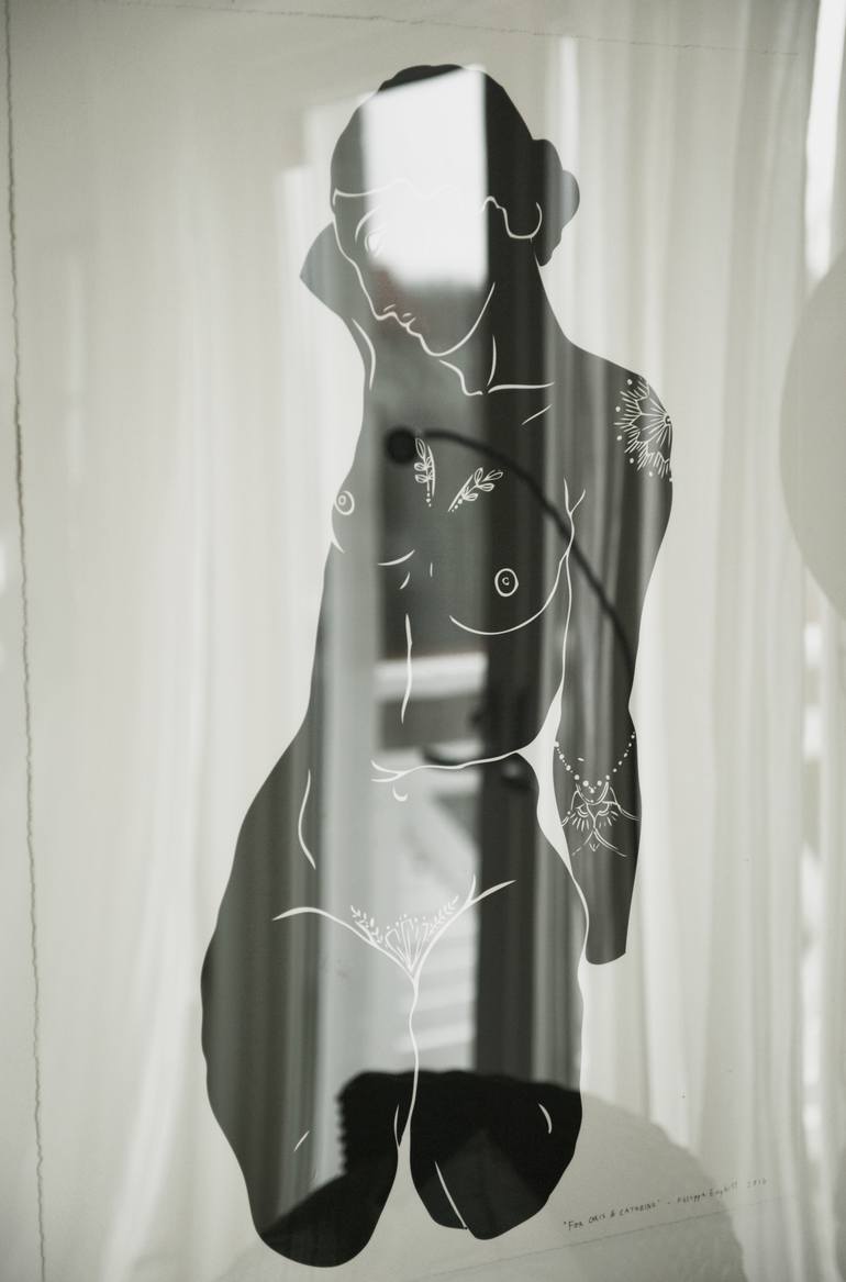 Original Abstract Body Painting by Filippa Edghill