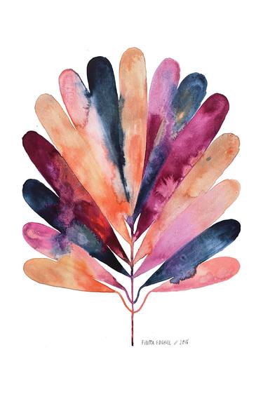 Print of Abstract Botanic Paintings by Filippa Edghill