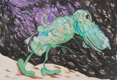 Print of Abstract Animal Paintings by Maya Ayala Weissberg