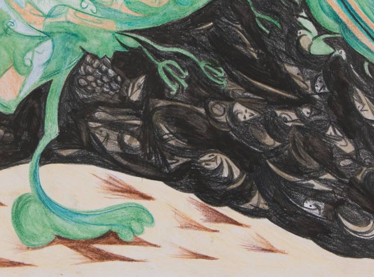 Original Abstract Animal Painting by Maya Ayala Weissberg