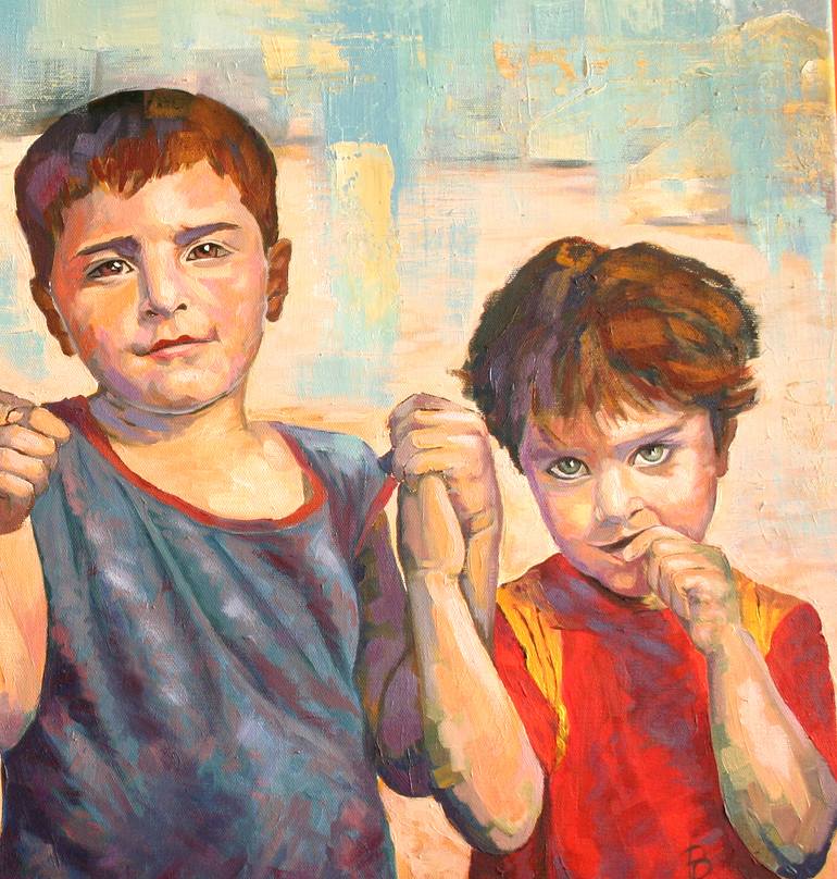 Original Expressionism Other Painting by Beatriz Riesco