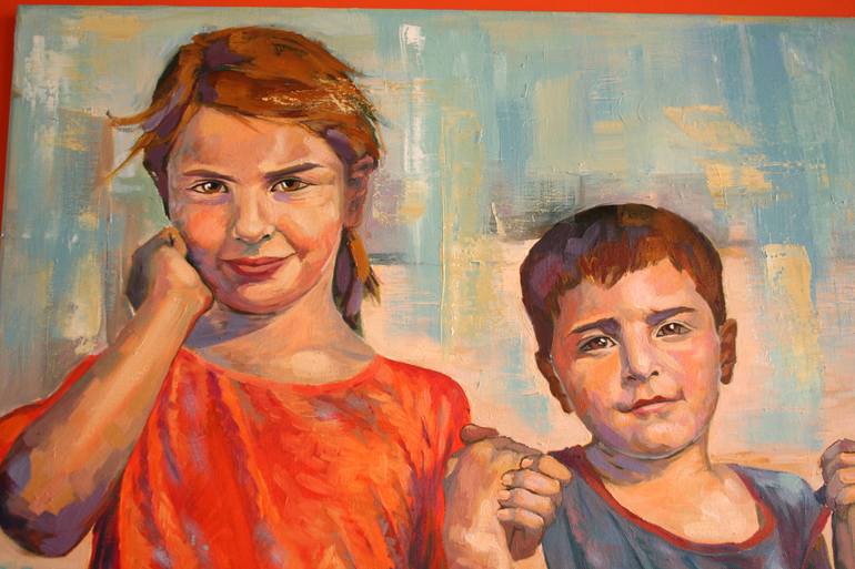 Original Expressionism Other Painting by Beatriz Riesco