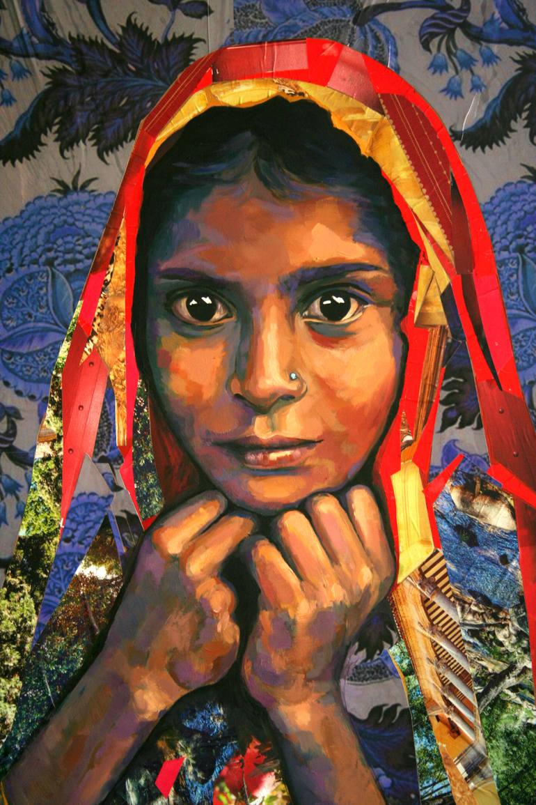 Original Figurative People Painting by Beatriz Riesco