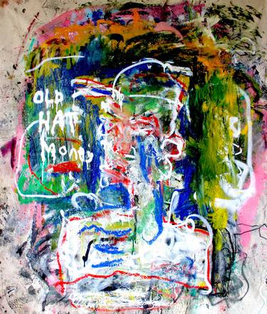 Original Abstract Expressionism People Mixed Media by James Green