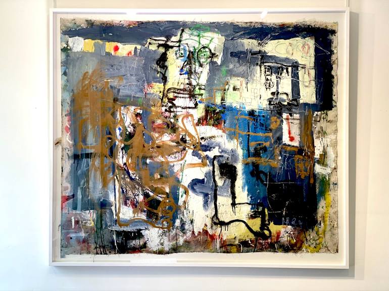 Original Abstract Expressionism People Painting by James Green