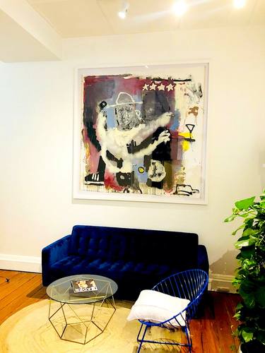 Original Abstract Interiors Paintings by James Green