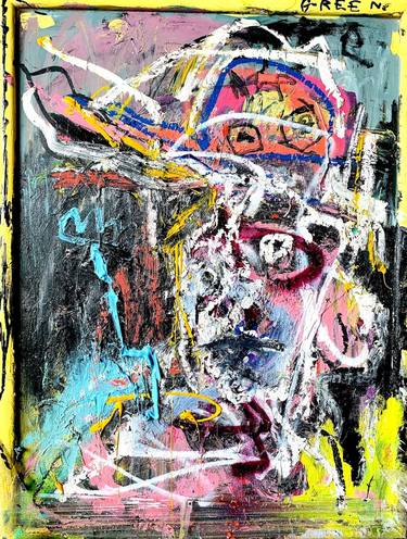Original Abstract People Mixed Media by James Green