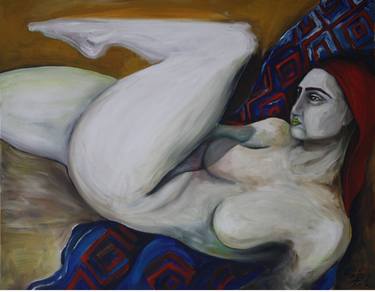 Print of Surrealism Nude Paintings by Monika Ruik