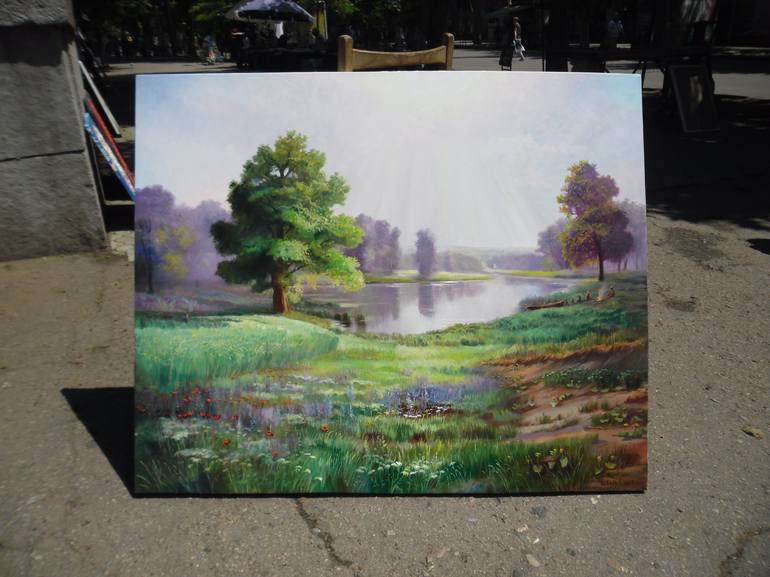 Original Realism Landscape Painting by Alexander Koval