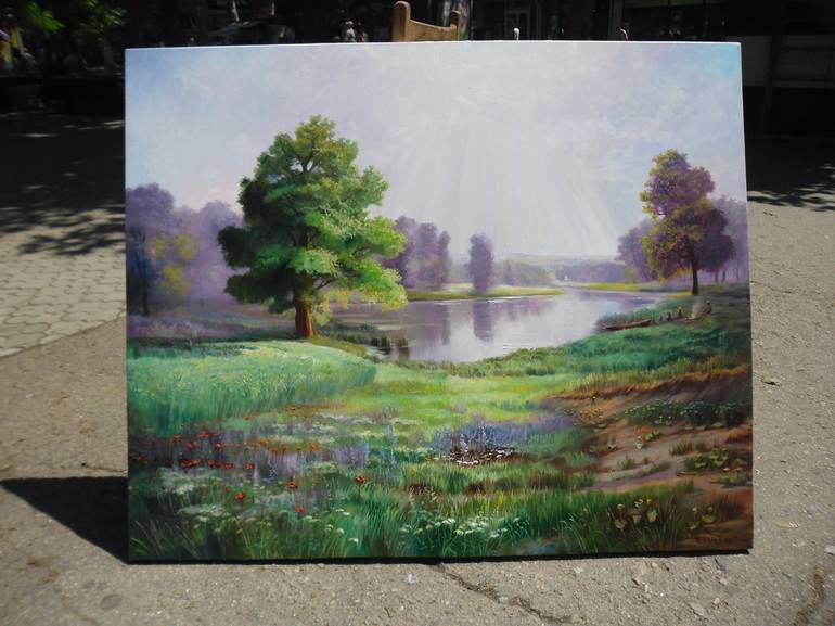 Original Realism Landscape Painting by Alexander Koval