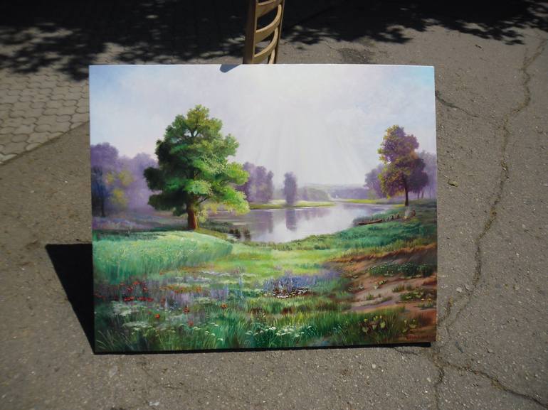 Original Realism Landscape Painting by Alexander Koval