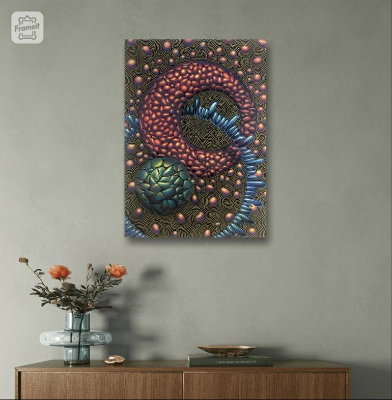 Original Abstract Painting by Anna Pikos