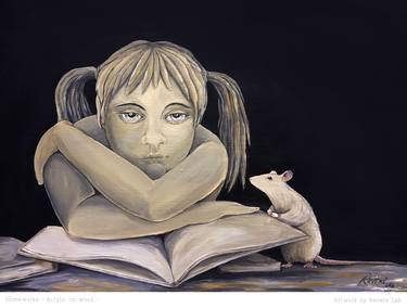 Original Figurative Children Paintings by Revers Lab