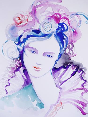 Print of Fashion Paintings by Donna Casey Aira