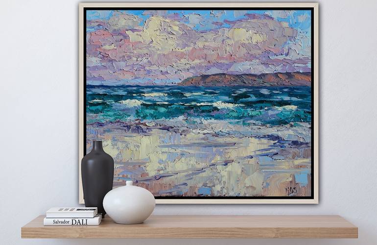 Original Impressionism Seascape Painting by Kristen Olson Stone