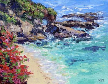 Print of Seascape Paintings by Kristen Olson Stone