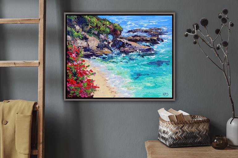 Original Impressionism Seascape Painting by Kristen Olson Stone