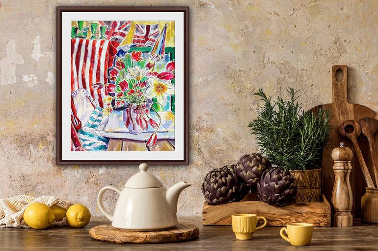 Original Impressionism Still Life Painting by Kristen Olson Stone