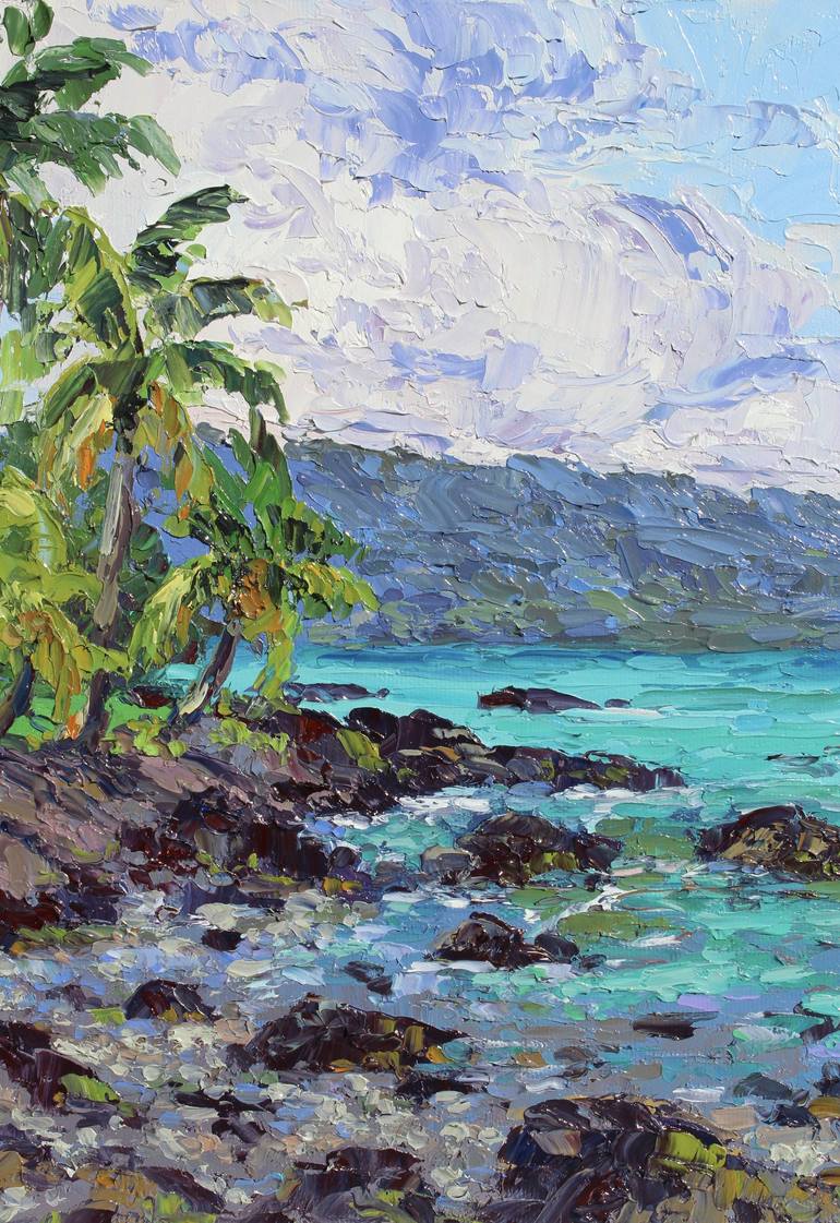 Original Impressionism Seascape Painting by Kristen Olson Stone