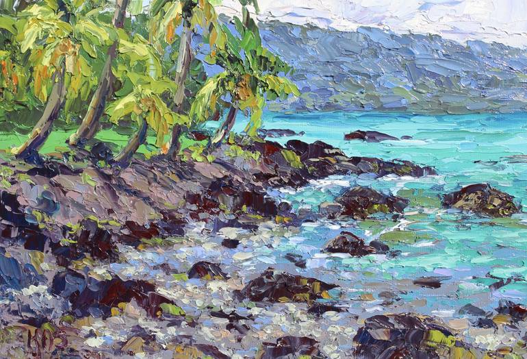 Original Impressionism Seascape Painting by Kristen Olson Stone