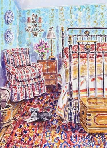 Original Impressionism Interiors Paintings by Kristen Olson Stone