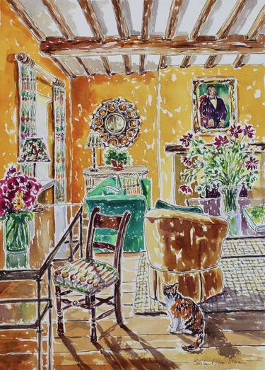 Original Interiors Paintings by Kristen Olson Stone