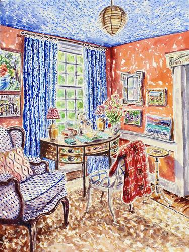 Print of Realism Interiors Paintings by Kristen Olson Stone