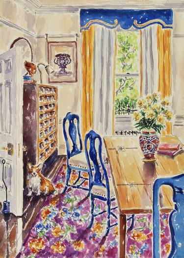 Original Realism Interiors Paintings by Kristen Olson Stone