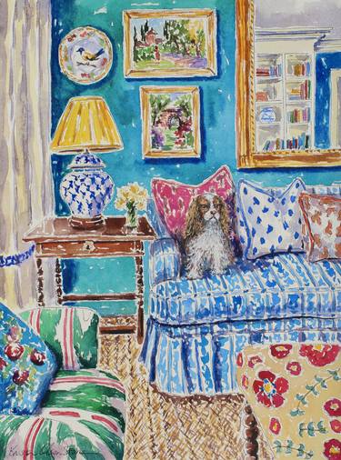 Print of Impressionism Interiors Paintings by Kristen Olson Stone
