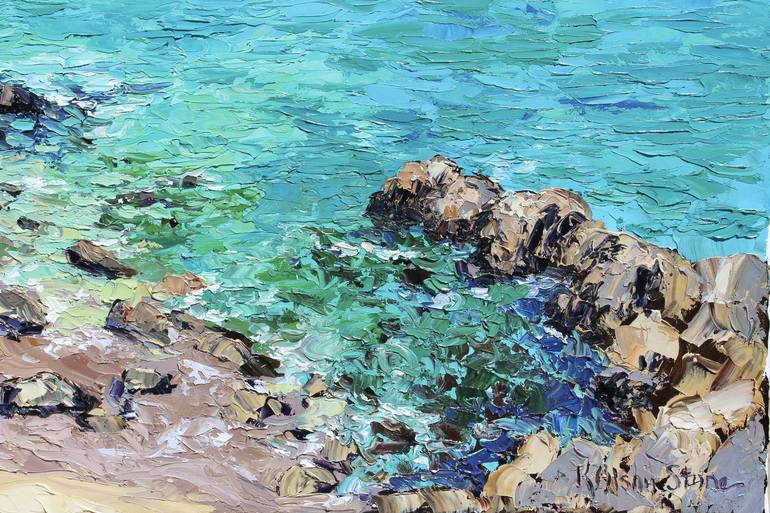 Original Seascape Painting by Kristen Olson Stone