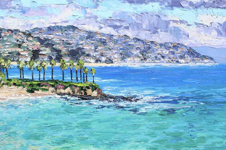 Original Impressionism Seascape Painting by Kristen Olson Stone