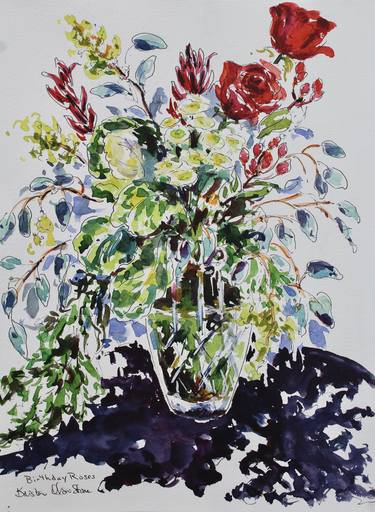 Print of Impressionism Floral Paintings by Kristen Olson Stone