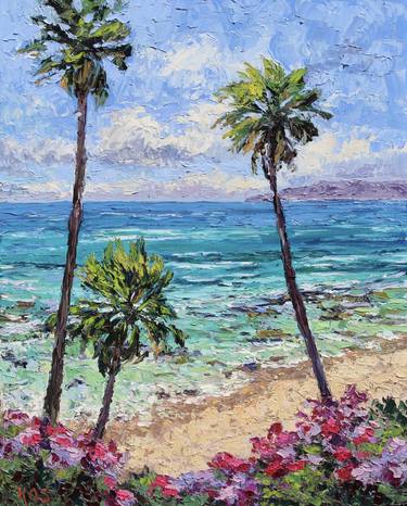 Original Impressionism Seascape Paintings by Kristen Olson Stone