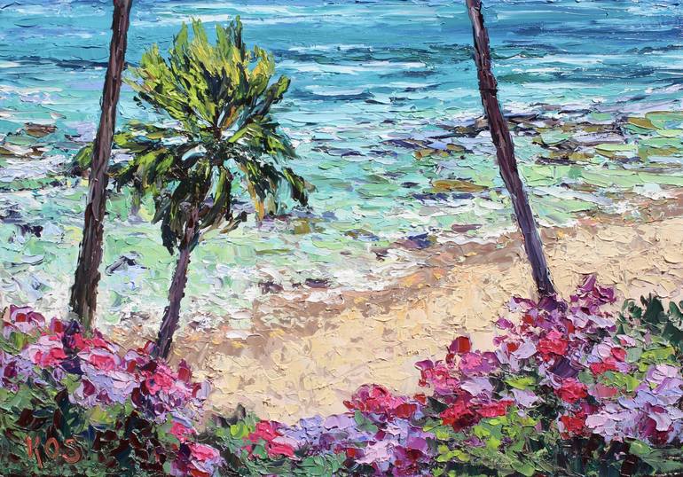 Original Impressionism Seascape Painting by Kristen Olson Stone