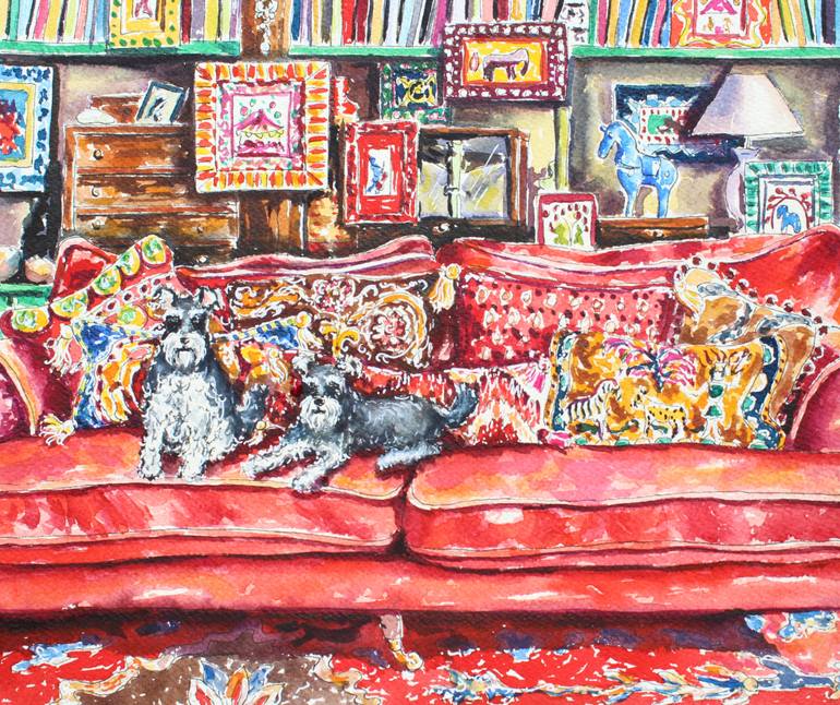 Original Impressionism Architecture Painting by Kristen Olson Stone