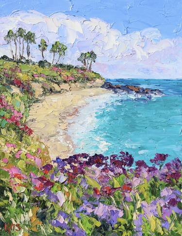 Original Impressionism Seascape Painting by Kristen Olson Stone