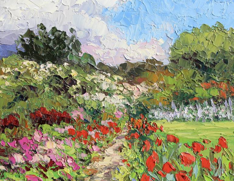 Original Impressionism Landscape Painting by Kristen Olson Stone