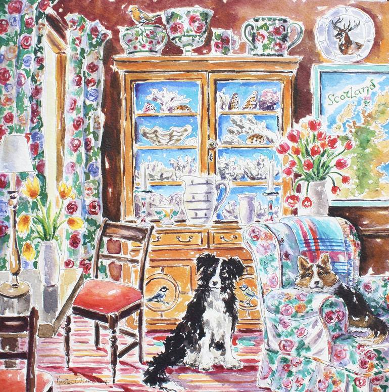 Print of Impressionism Animal Paintings by Kristen Olson Stone